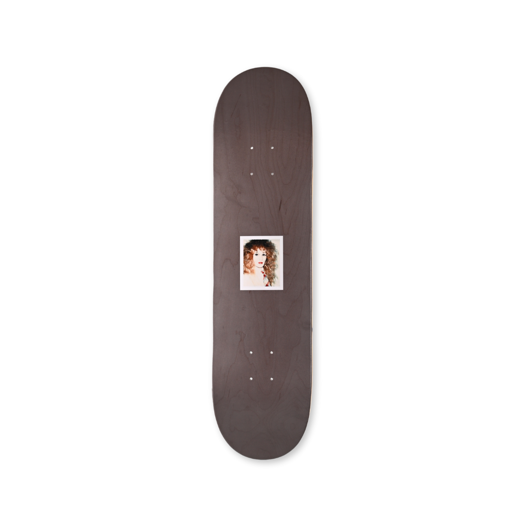Andy Warhol Self Portrait Series Skateboard Art in Grey Edition bottom deck 8