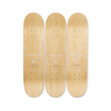 Claudia comte hahaha painting hand signed art edition triptych skatedeck by THE SKATEROOM top