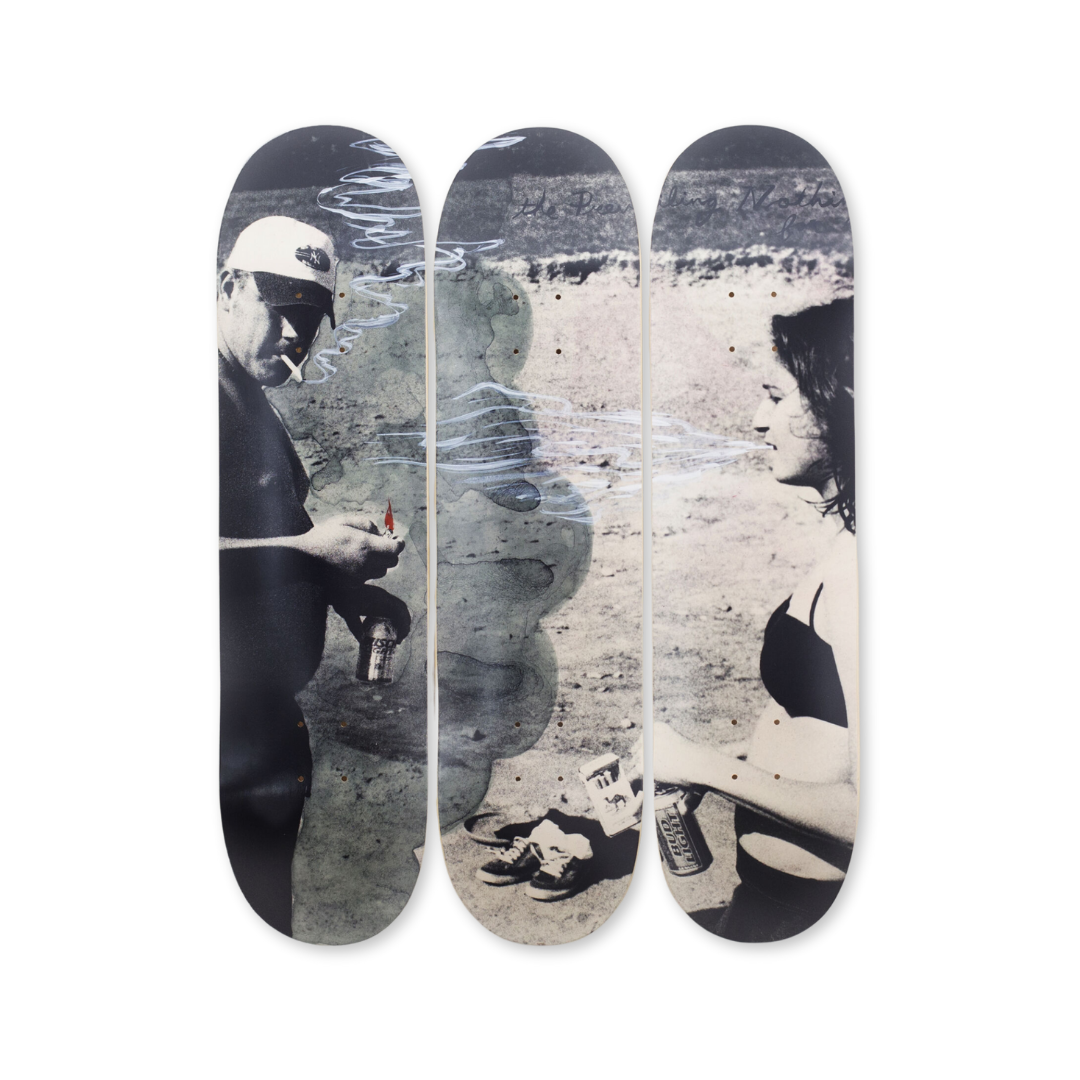 ed Templeton Elissa steamer Lawrence Kansas hand signed edition bottom triptych by the skateroom