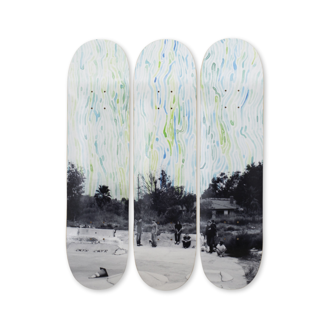 ed Templeton we thrive in the wastelands Norco hand signed triptych art edition collection by THE SKATEROOM bottom