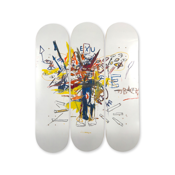 Exu, 1988, Jean-Michel Basquiat - THE SKATEROOM