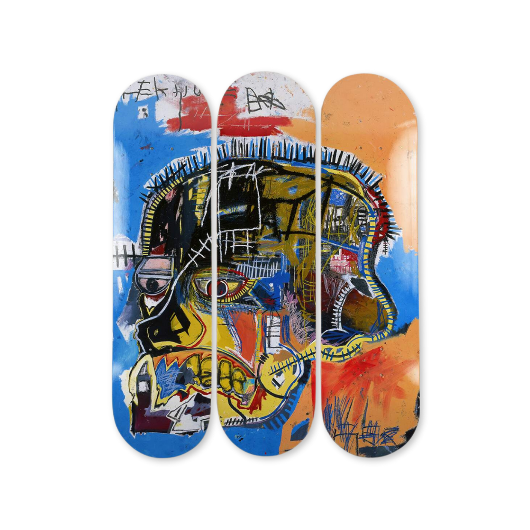 Basquiat Scream Skateboard Art, Wall store Decor, Art Pop Art