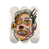 jean michel basquiat untitled face 1982 bottom triptych original artwork by the skateroom
