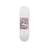 Keith Haring's Fight Aids skateboard art by the skateroom