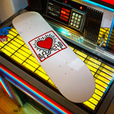keith haring untitled heart skateboard by THE SKATEROOM