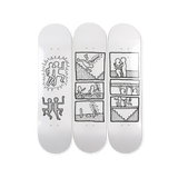 Keith Haring's Untitled (1981) skateboard art by the skateroom