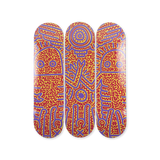 Keith Haring's Untitled (1984) skateboard art by the skateroom