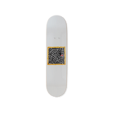 Keith Haring's Untitled (snake) skateboard art by the skateroom