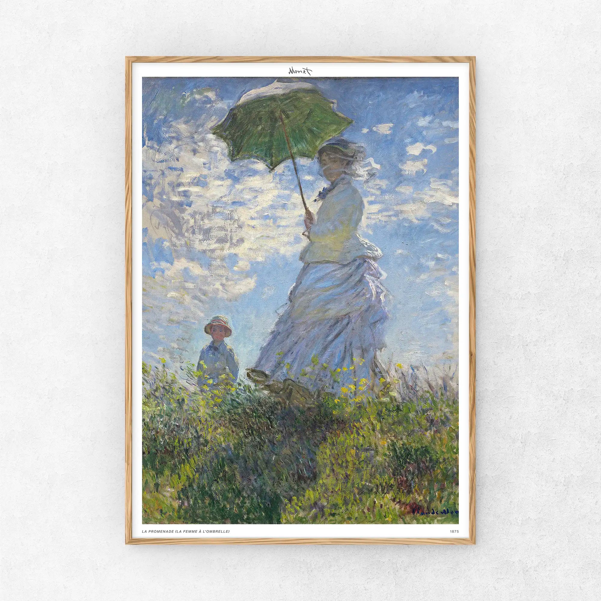 La Promenade (Femme à l'Ombrelle) - Print