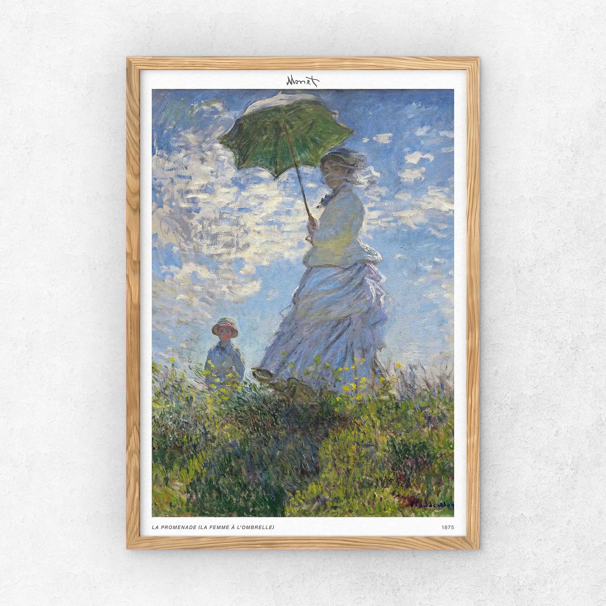 La Promenade (Femme à l'Ombrelle) - Print