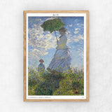 La Promenade (Femme à l'Ombrelle) - Print