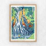 Kirifuri Waterfall at Kurokami Mountain in Shimotsuke - Print