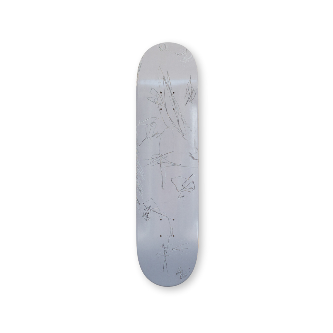Marc Leschelier's Shred 13 skateboard art by the skateroom