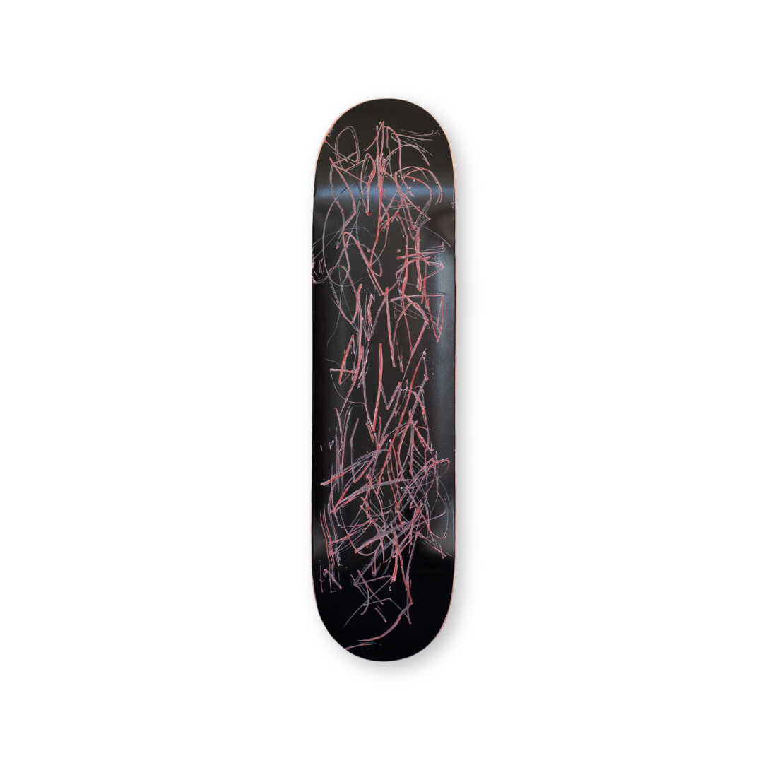 Marc Leschelier's Shred 5 skateboard art by the skateroom