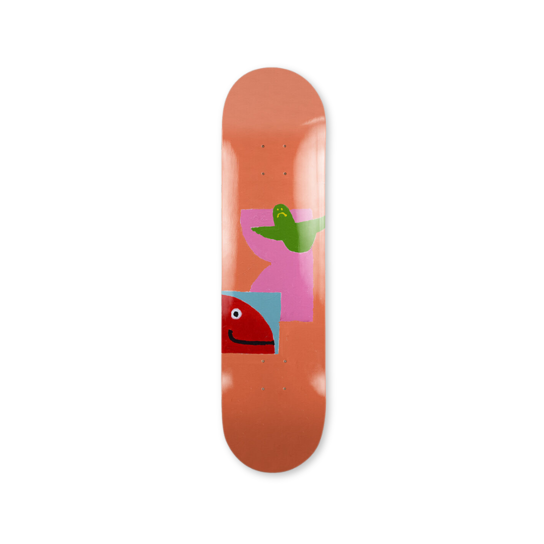 Untitled A - peach (hand-touched) - THE SKATEROOM