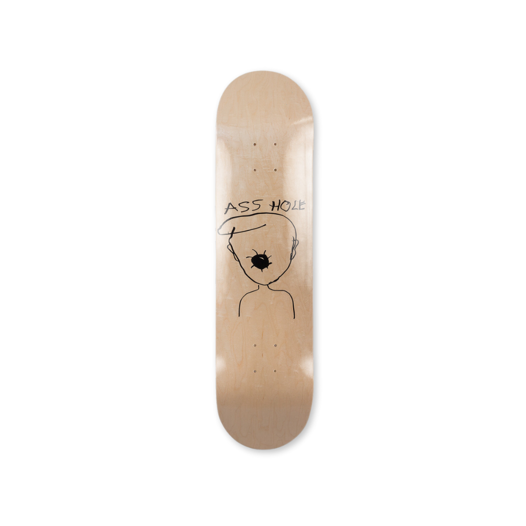 Paul McCarthy's Ass Hole skateboard art by the skateroom