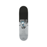 Charles Schulz's Apollo VIP Metal Comic Con Exclusive skateboard art by the skateroom
