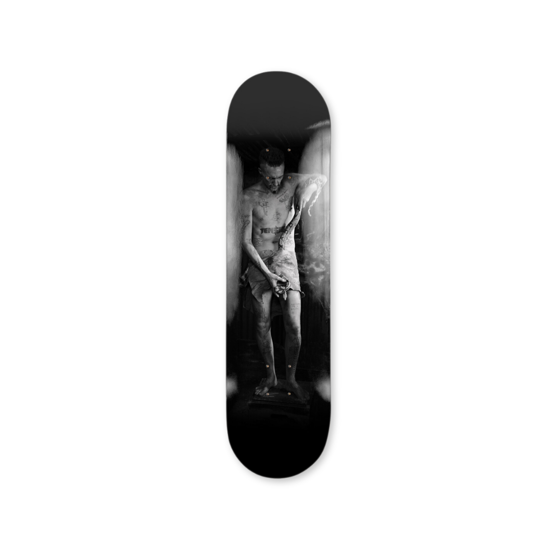 Roger Ballen's Ninja amp skate dieantwoord skateboard art by the skateroom