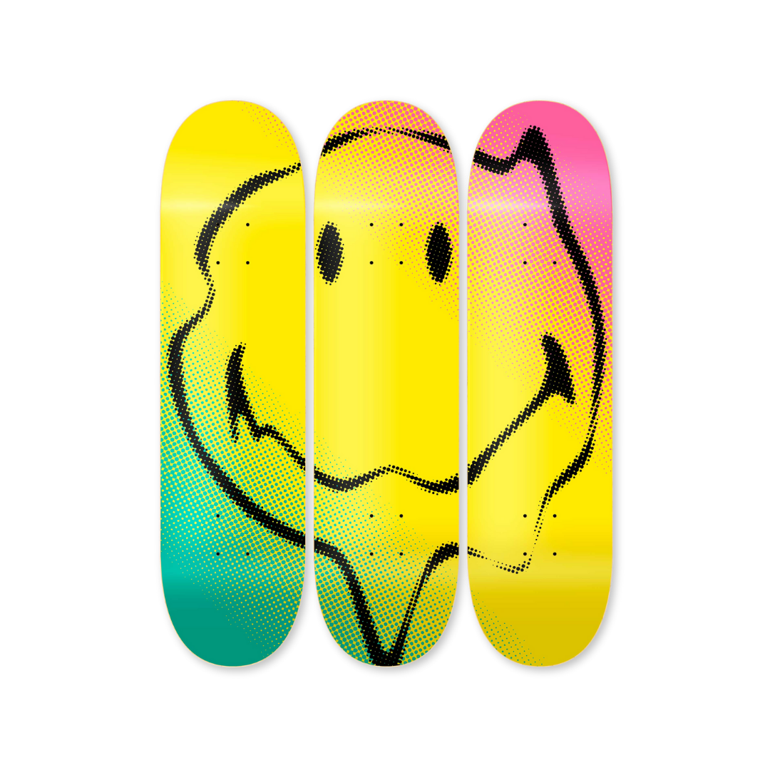 Acid House Skateboard art by the skateroom