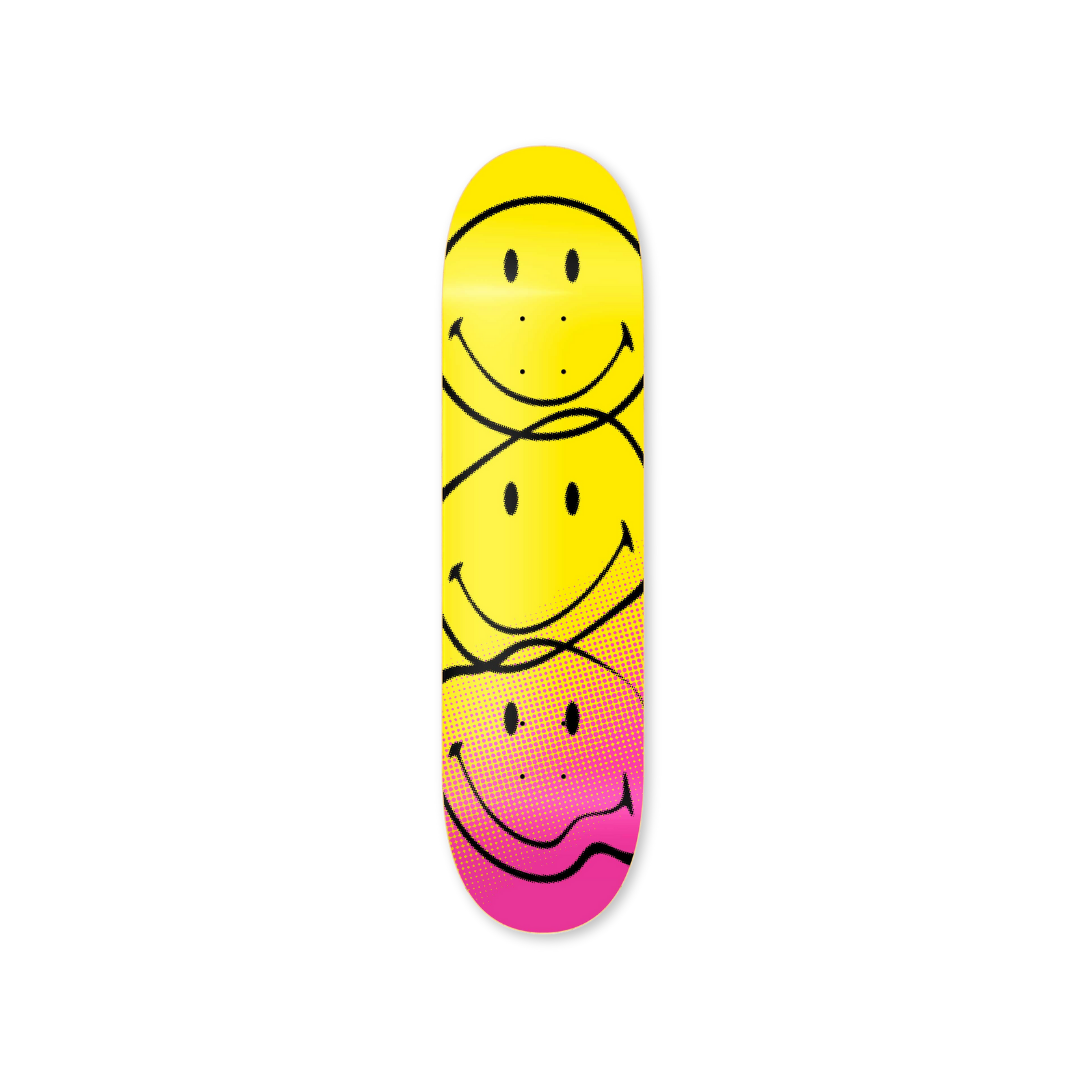 Acid Pink Skateboard art by the skateroom