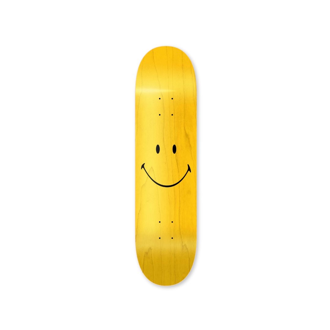 Smiley's Radical skateboard art by the skateroom