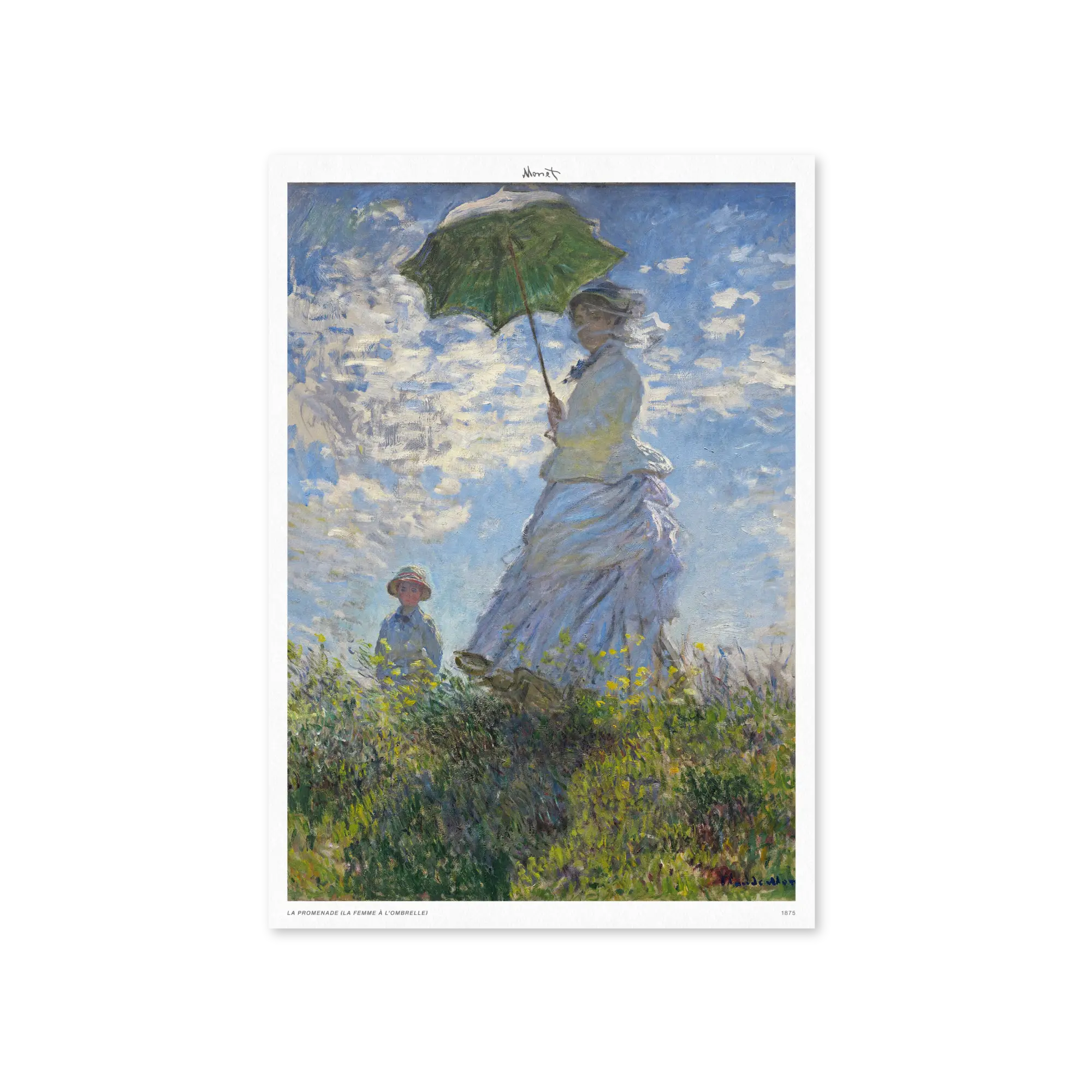 La Promenade (Femme à l'Ombrelle) - Print