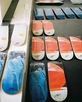 Hand-signed skate decks by belgian artist Luc Tuymans.