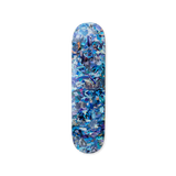 Vik Muniz's Eight Color Spectrum (blue) skateboard art by the skateroom