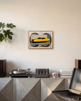 Beni Bischof Good Years print by The Skateroom displayed on a wall in a contemporary interior