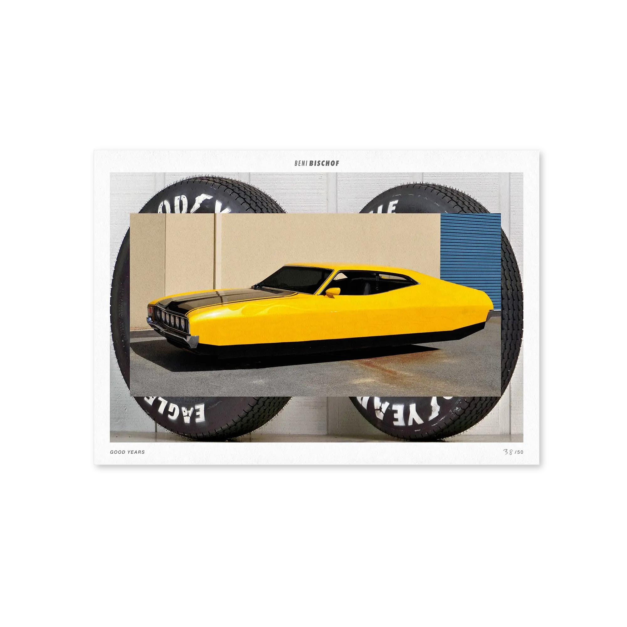 Beni Bischof Good Years limited edition fine art print by The Skateroom, packshot on transparent background