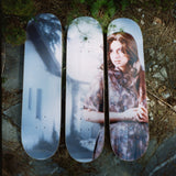 Cindy Sherman art edition on skate deck Untitled 153 in the forest