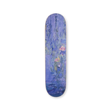 Skateboard deck with the Claude Monet painting "Nénuphars"