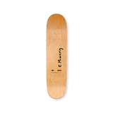 Top print of the Edvard Munch skate decks with his printed signature.