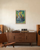 Kirifuri Waterfall at Kurokami Mountain in Shimotsuke - Print