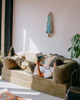 Jean Jullien Birdboard art skateboard by The Skateroom displayed on a wall in a contemporary interior, in-situ lifestyle view