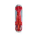 Jeff Koons Lobster Skateboard – 2025 edition on transparent background. Part of THE SKATEROOM’s limited art deck release.