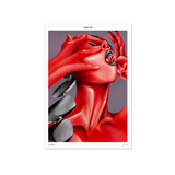 Lulu Lin Clubbin limited edition art print by The Skateroom, packshot on white background