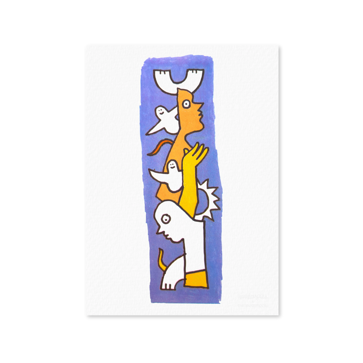 Print Untitled 2 | Mark Gonzales Riso Art Print by THE SKATEROOM