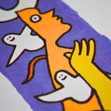 Mark Gonzales 'Untitled 2' print edition detail.