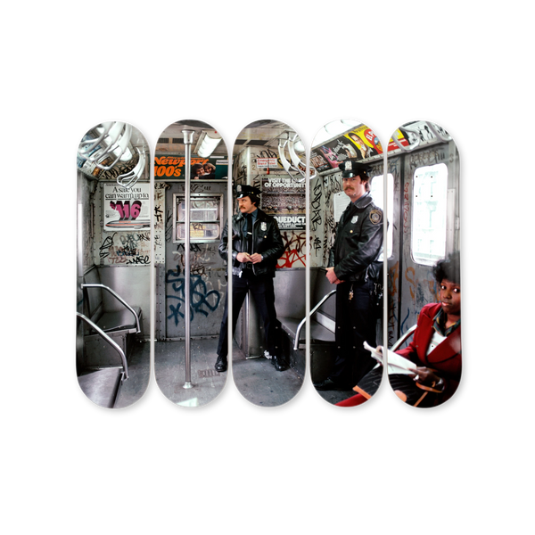 Martha Cooper | Cops on Subway, 1981 (Hand-Signed) | THE SKATEROOM
