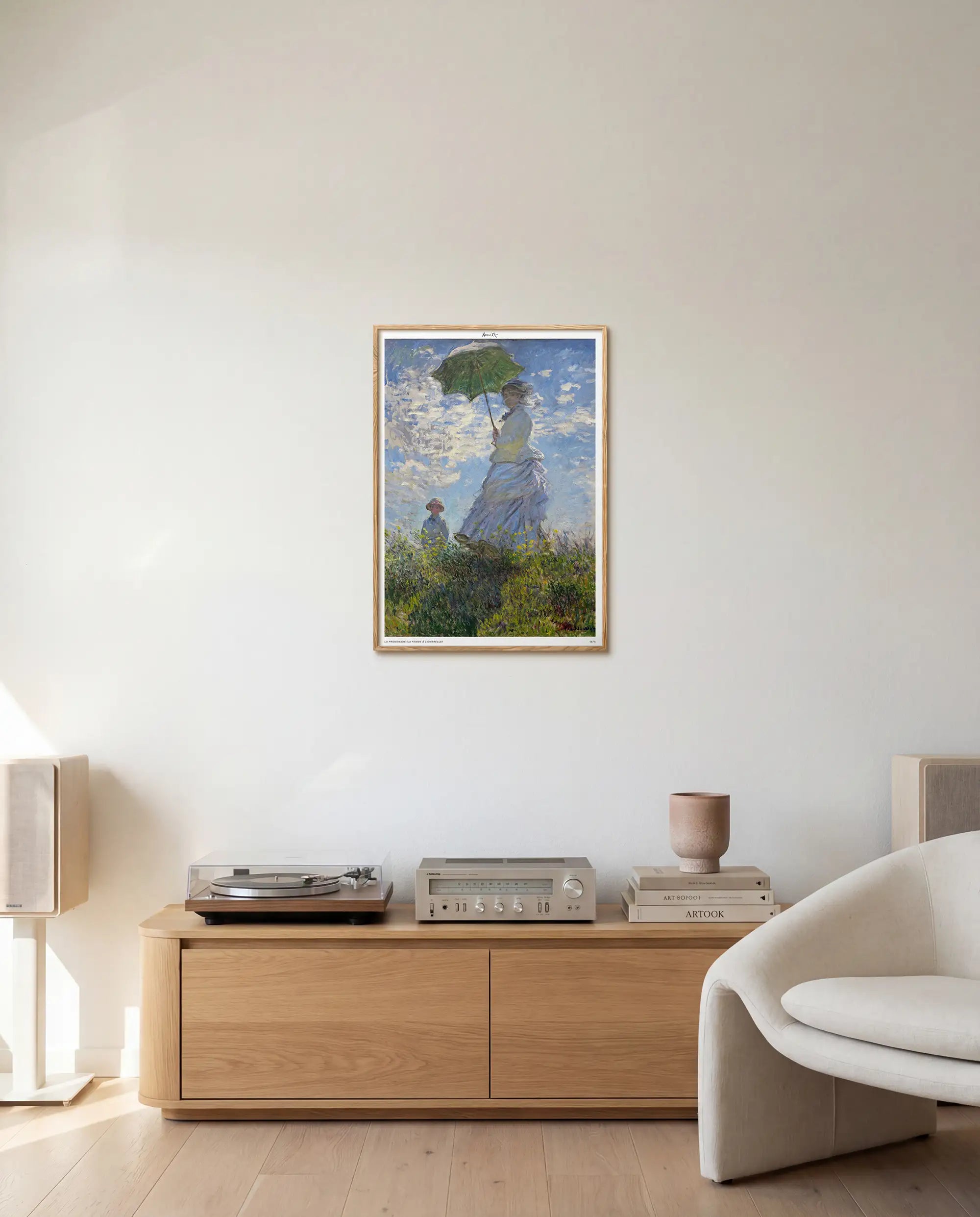 La Promenade (Femme à l'Ombrelle) - Print
