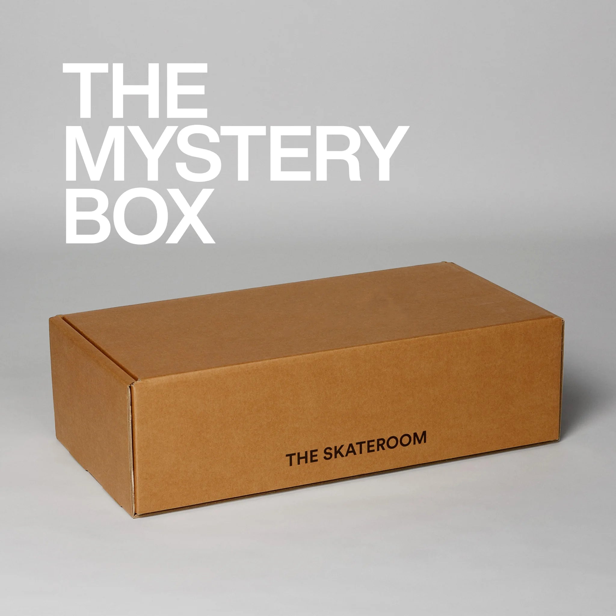 A Mystery Box by THE SKATEROOM, hiding a collectible skate deck.