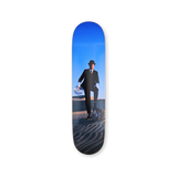 Skate deck with the Invisible Man artwork by Pink Floyd, produced by THE SKATEROOM.