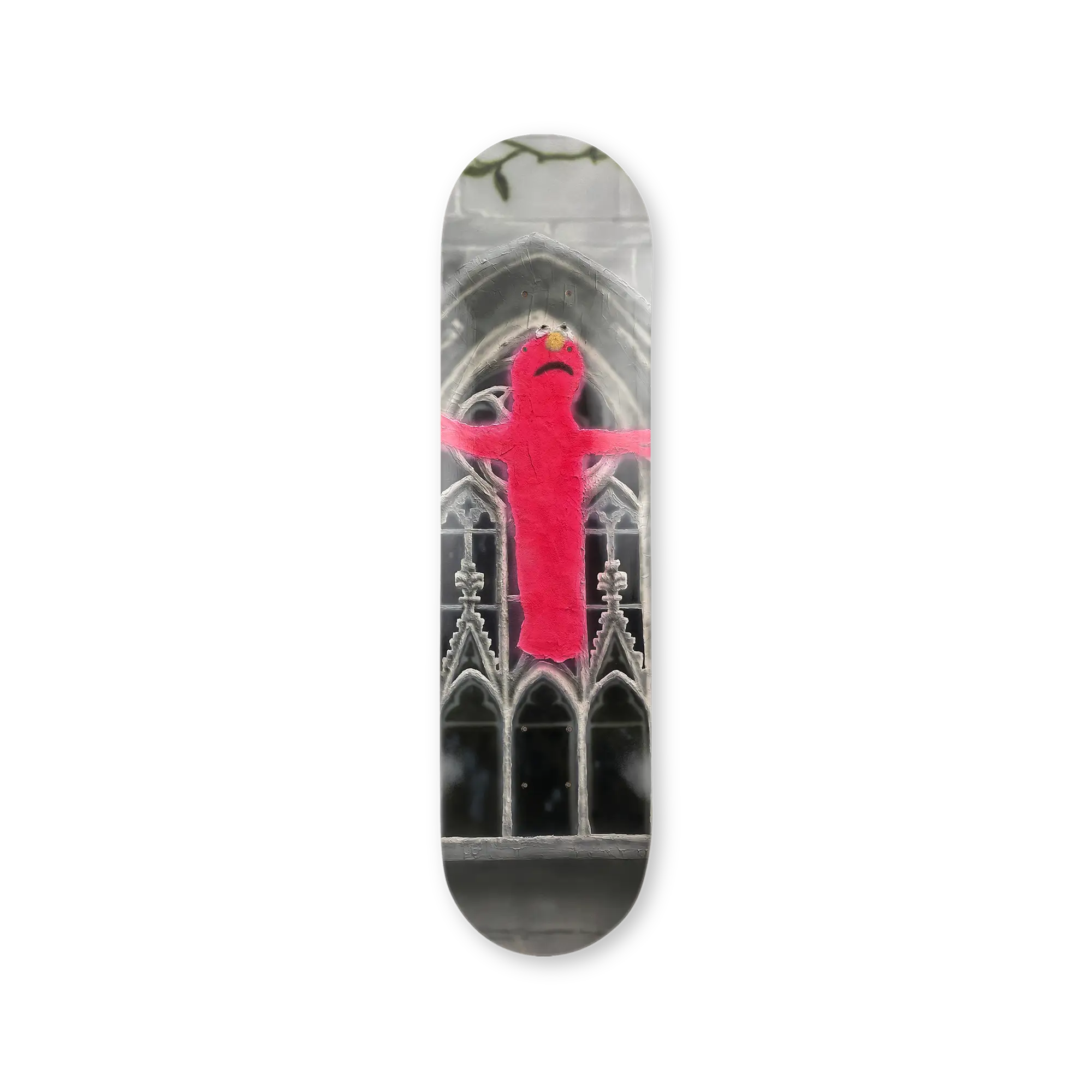 Packshot of Holy (Saint Elmo), limited edition collectible skate deck by Korean artist Sangho Noh — HOLY series