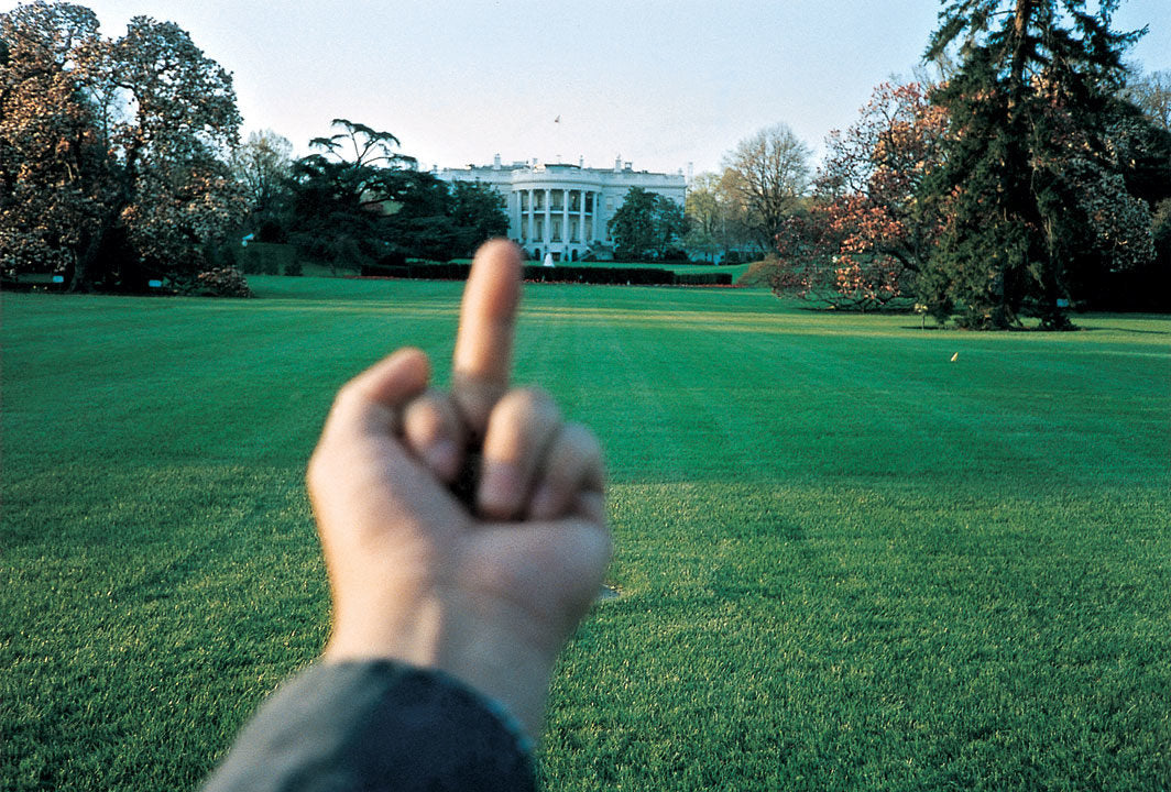 Image result for weiwei middle finger white house