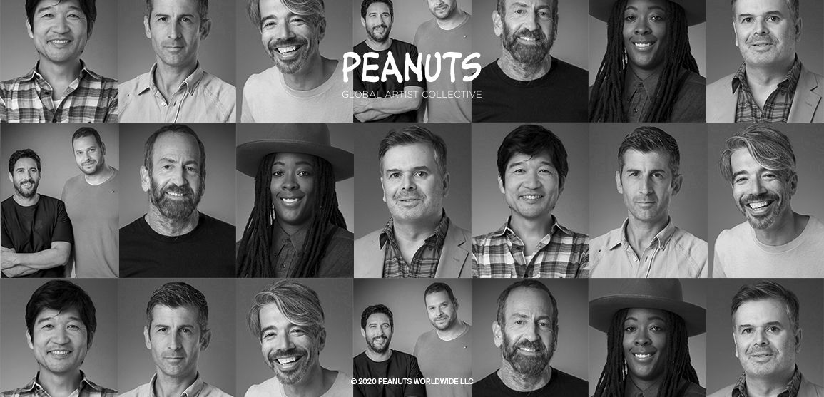 The peanuts global artist collective collaboration - THE SKATEROOM Editions