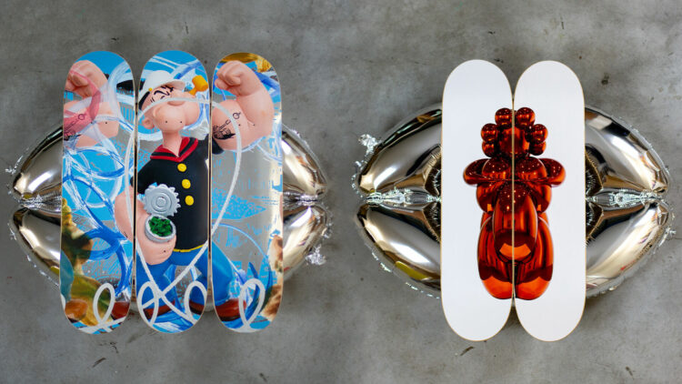 Jeff Koons Skateboard Collection Popeye Venus
