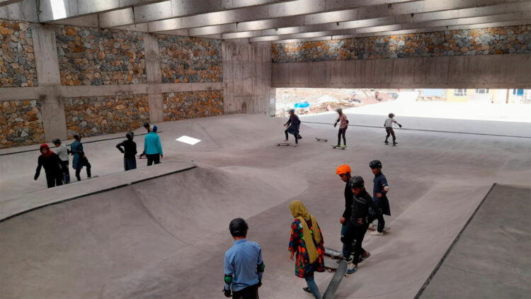 Skateistan Bamyan Skate&Create 1st session April 2021